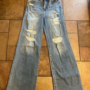 Risen Distressed Blue Jeans